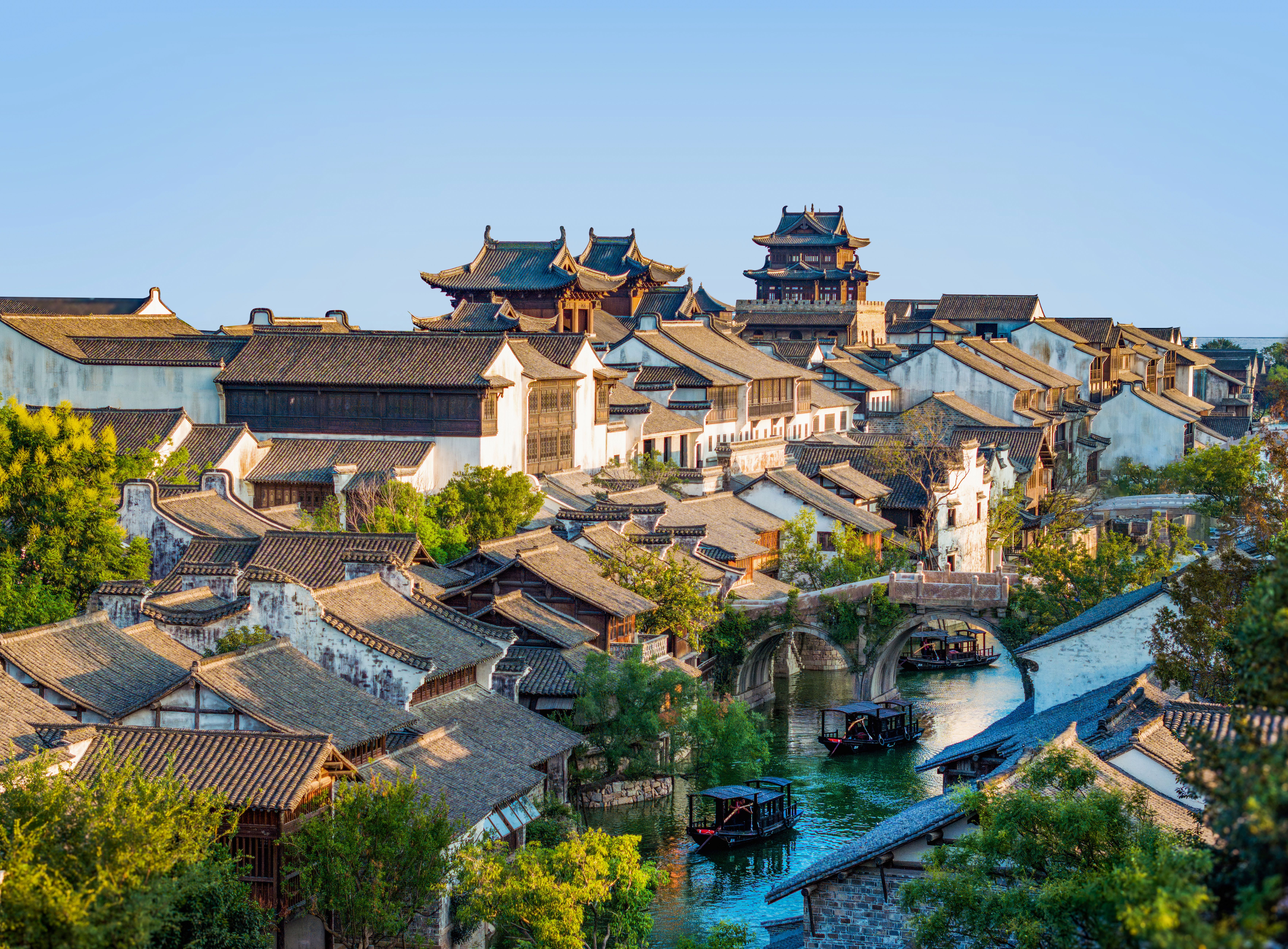 yanguan景区全景